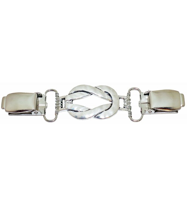Silver Antique Knot Cardigan Clip - CW11OT4SAK1
