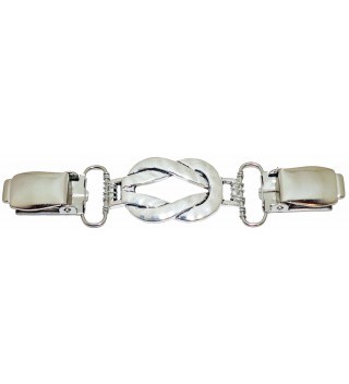 Silver Antique Knot Cardigan Clip - CW11OT4SAK1