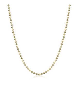 Plated Sterling Silver Necklace Length