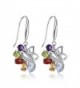 JewelryPalace Butterfly Amethyst Earrings Sterling - CJ12GTHNEM5