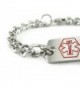 MyIDDr Pre Engraved Customizable Hypoglycemia Bracelet in Women's ID Bracelets