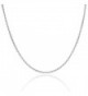 .925 Sterling Silver 0.8mm Box Chain Italian made Necklace- 16"- 18"- 20"- 22"- 24'' - C812M81CN6J