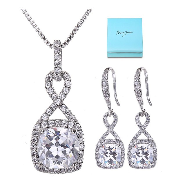 Crystal Jewelry Set Women Bridesmaids - Clear - CZ1897DEWW9