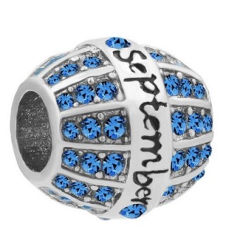 Corykeyes Jan-Dec Birthday Charms Spacer Charm Bead For Bracelet - September - CN183KYTX7X