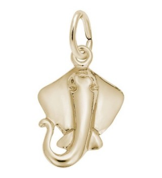 Sting Ray Charm- Charms for Bracelets and Necklaces - C3186WE70RR