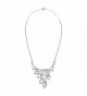 ACCESSORIESFOREVER Wedding Jewelry Rhinestone Necklace in Women's Jewelry Sets