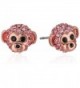 Kate Spade New York Womens Rambling Roses Monkey Studs Earrings - Pink Multi - CY12MHNBN3R