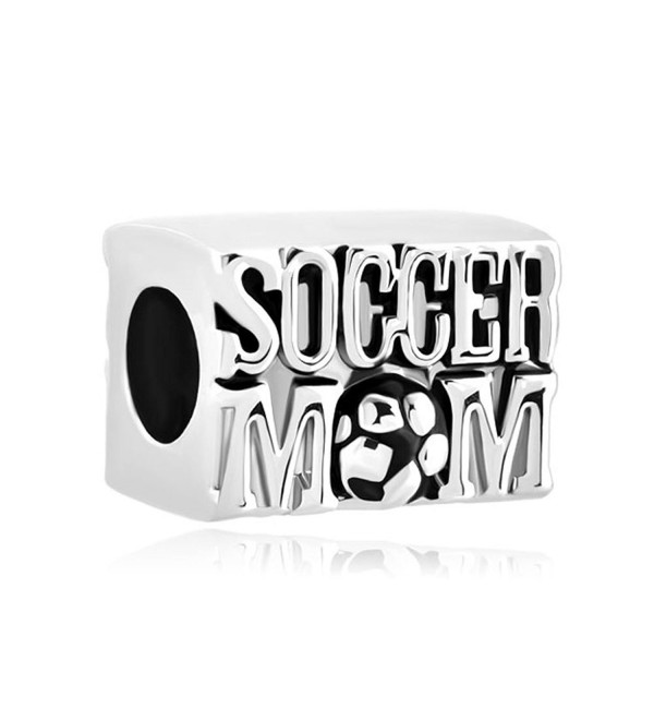 Mothers Day Gifts Soccer Mom Football Sports Lover Bead Fits Pandora Charms Bracelet - CM11TC1F5L9