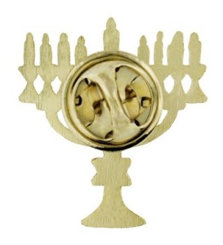 PinMarts Hanukkah Menorah Lampstand Holiday in Women's Brooches & Pins