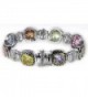 4031028 Multi Color Tennis Bracelet CZ's Fashion 2 Tone Very Beautiful - CT11E6X5WRP