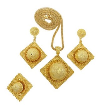 Banithani Gold Plated Necklace Earring Set Ethnic Traditional Jewelry Gift For Women - Gold-8 - CE120LB1BDJ
