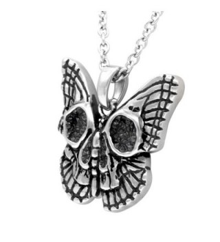 Controse CN165 Butterfly skull necklace