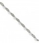 Black Bow Jewelry Stainless Steel 2.5mm Polished Fancy Cable Link Anklet- 9.5 Inch - CP11P5EKR79