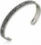 Alex and Ani Womens Calavera Cuff Bracelet - Rafaelian Silver - CJ183R7HOZU