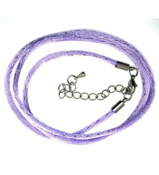 20 Inch Silk Cord with 2 in. extender - 2MM - Lavender - CB110IY5695