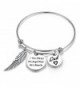 Ensianth I Was Always His Angel Now He's Mine Dad Expendable Pendant Bangle with Angel Wing - angle bangle - CJ17YU4WENE