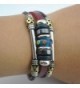 Handmade Tribal Genuine Leather Bracelet in Women's Strand Bracelets