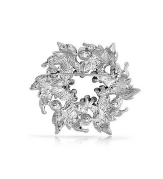 Bling Jewelry Simulated Crystal Rhodium in Women's Brooches & Pins