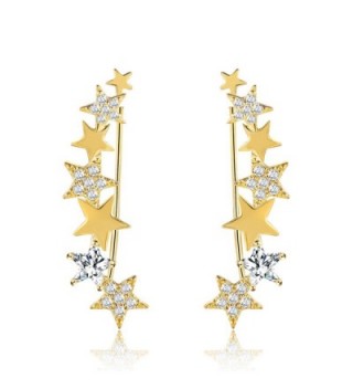 Mevecco Crawler Climber Earrings Jewelry Star4 GD - Star4 GD - CJ186L9DTOH