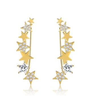 Mevecco Crawler Climber Earrings Jewelry Star4 GD - Star4 GD - CJ186L9DTOH