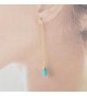 ZENGORI Turquoise Threader Earrings G1309 1