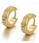 Flongo Stainless Earrings Christmas Valentine - gold - CY127WP15IX