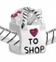 LovelyCharms Sterling Shopping Crystal Bracelets