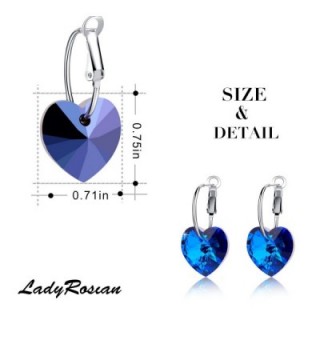 LadyRosian Sterling Earrings Swarovski Crystals