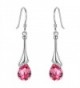 EVER FAITH Sterling Chandelier Swarovski - Pink - CA182HRZ4O6