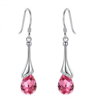 EVER FAITH Sterling Chandelier Swarovski - Pink - CA182HRZ4O6