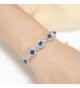 Caperci Cushion Sapphire Adjustable Bracelet in Women's Tennis Bracelets