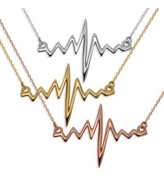 Heartbeat Necklace Silver Phantom Jewelry in Women's Pendants