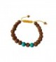 Tibetan Rudraksha Bracelet Turquoise Spacers