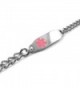 MyIDDr Pre Engraved Customizable Hypoglycemia Bracelet in Women's ID Bracelets