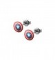 Captain Americas Shield Stud Earrings - Pair - CM118HDUB0D