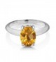 Solitaire Checkerboard Citrine Sterling Engagement