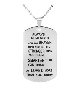 ALoveSoul Inspirational gifts Necklace Encouragement - 1 Pcs - C217Y52S7CQ